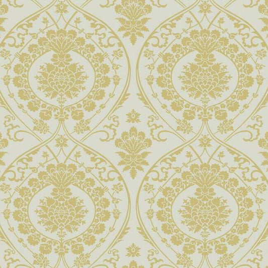 Search DM4903 Imperial Damask Wallpaper Linen/Gold Damask Resource Library York Wallpaper1 