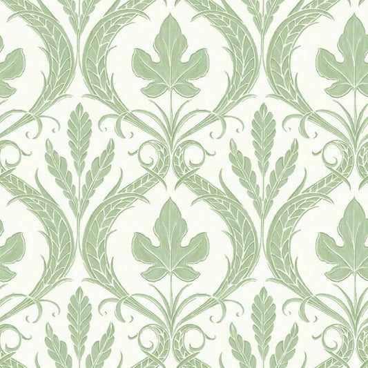 Find DM4921 Adirondack Damask Wallpaper Green/White Damask Resource Library York Wallpaper1 