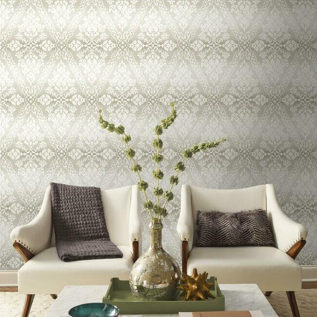 Order DM4933 Tudor Diamond Damask Wallpaper Linen Damask Resource Library York Wallpaper1 