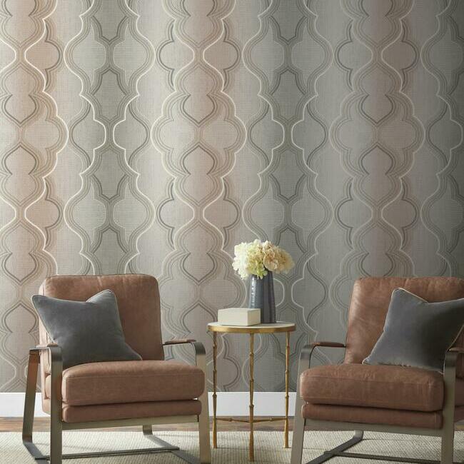 Acquire DM4943 Modern Ombre Damask Wallpaper Clay Damask Resource Library York Wallpaper1 