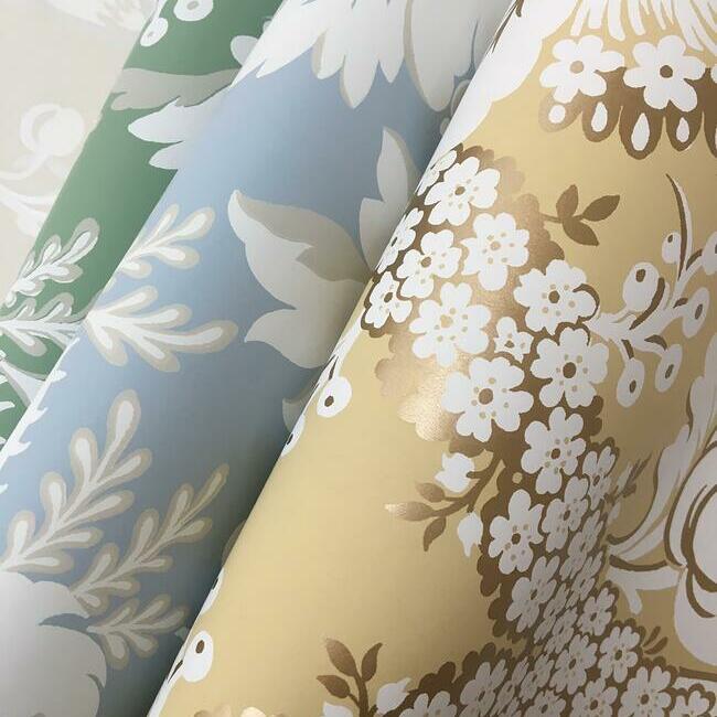 Select DM4955 French Artichoke Damask Wallpaper Periwinkle Damask Resource Library York Wallpaper1 