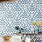 Purchase DM4962 Royal Fern Damask Wallpaper Blue Damask Resource Library York Wallpaper1 