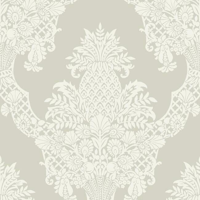 Shop DM4972 Pineapple Wallpaper Taupe Damask Resource Library York Wallpaper1 