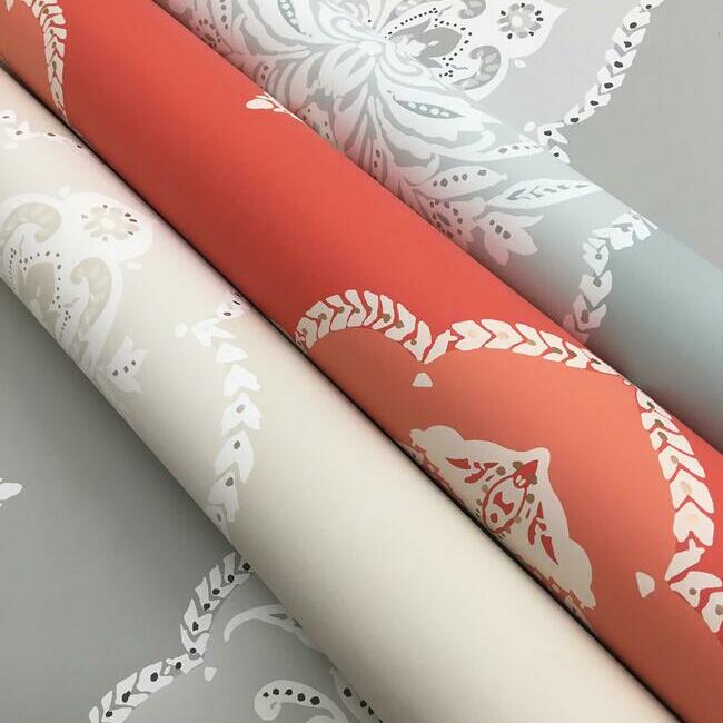 Purchase DM4983 Signet Medallion Damask Wallpaper Beige Damask Resource Library York Wallpaper1 