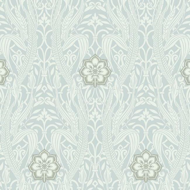 Shop DM4991 Gatsby Damask Wallpaper Sky Damask Resource Library York Wallpaper1 