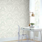 View DM4998 Egret Damask Wallpaper Sage Damask Resource Library York Wallpaper1 
