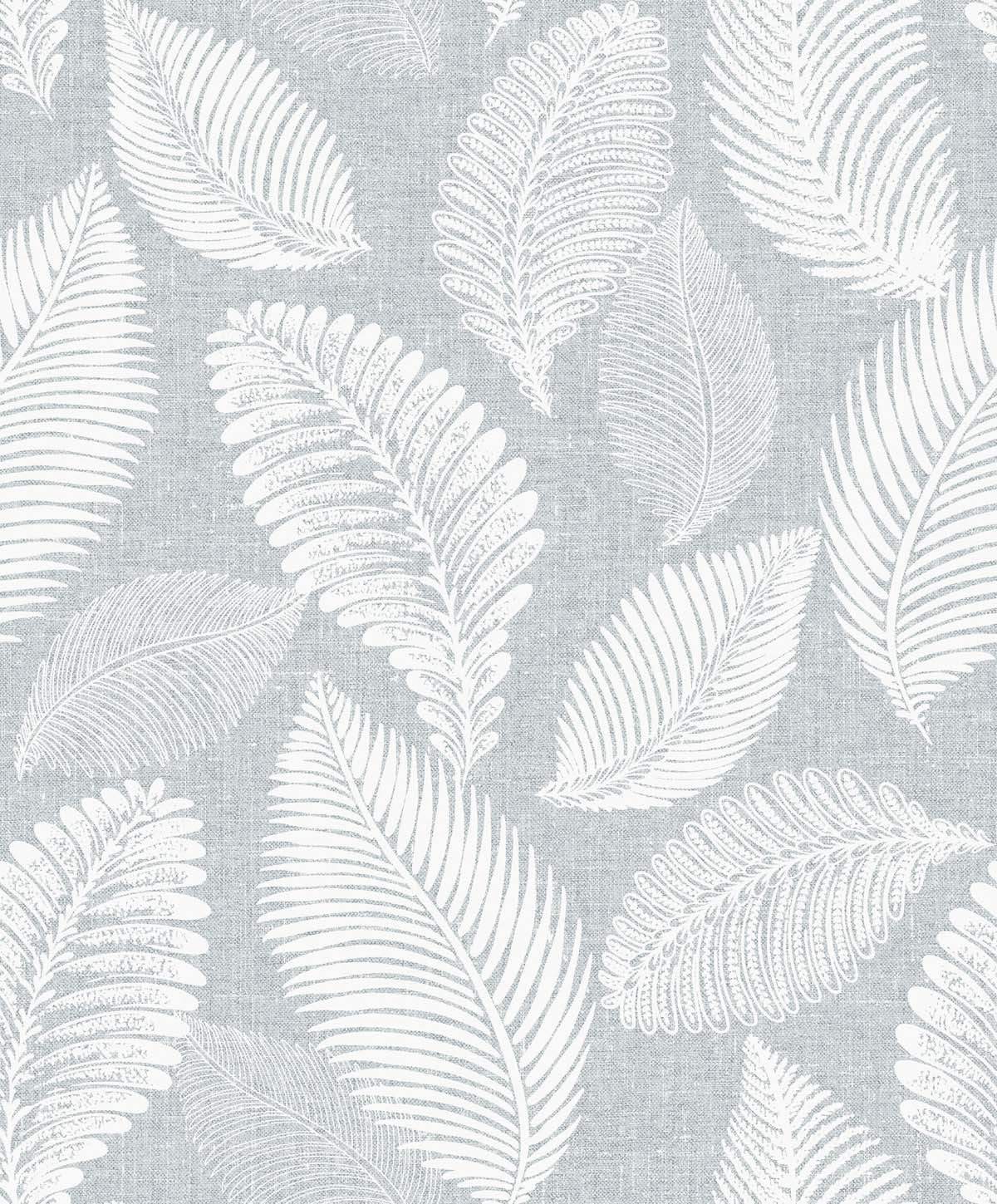 EW10028 | Tossed Leaves, Grey - Seabrook Designs Wallpaper
