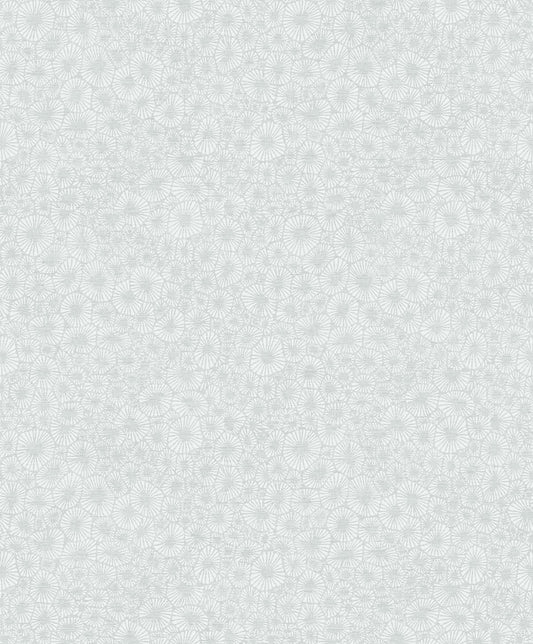 EW10708 | Windham Shells, Silver - Seabrook Designs Wallpaper