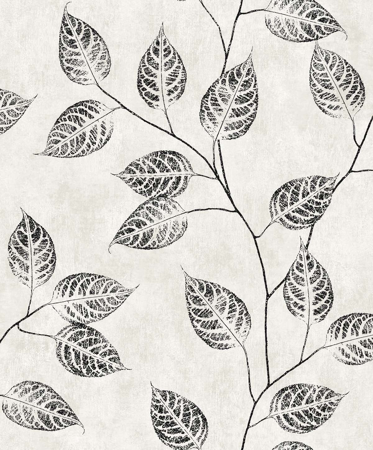 EW10820 | Branch Trail Silhouette, Off-White - Seabrook Designs Wallpaper