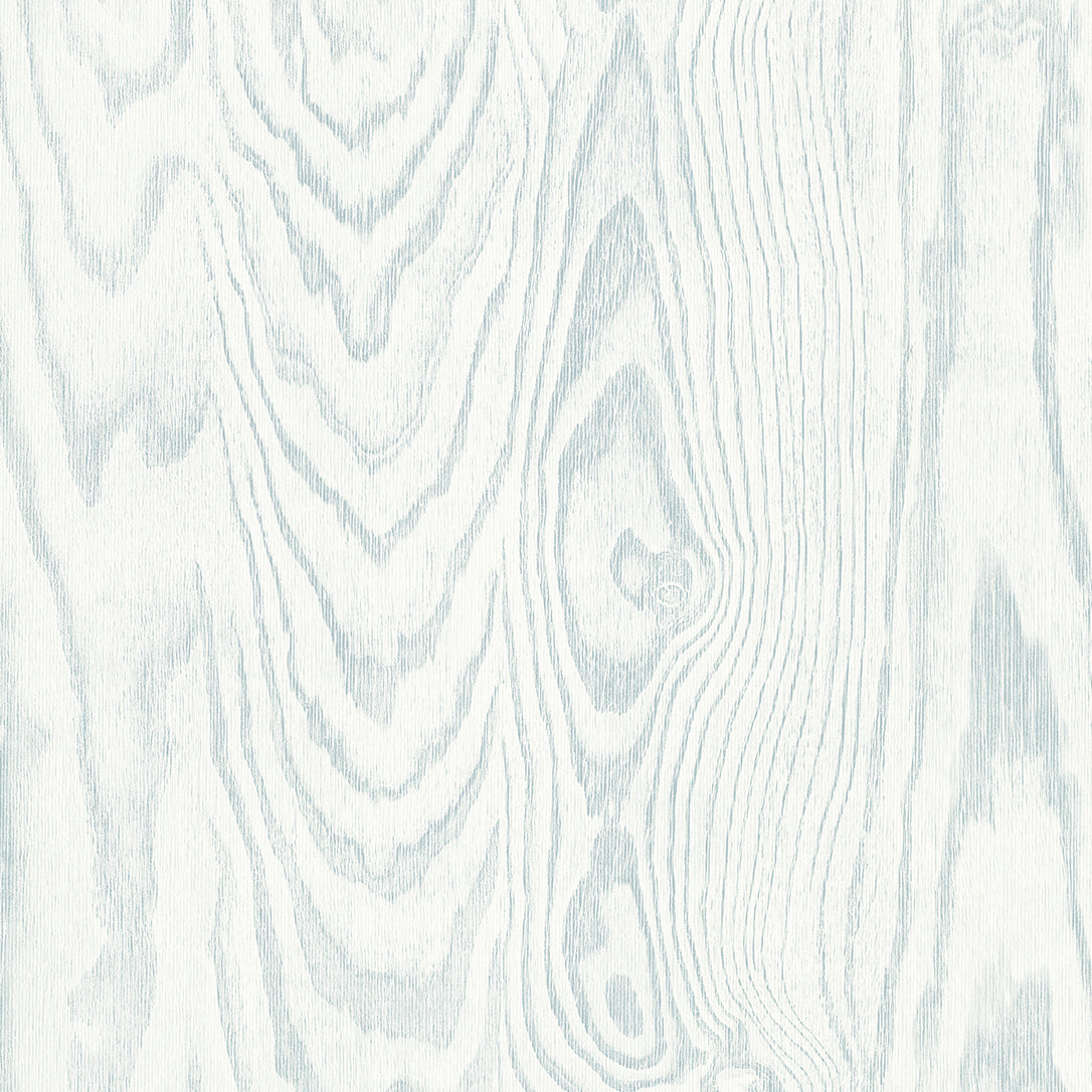 EW11302 | Kyoto Faux Woodgrain, Blue Seabrook Designs Wallpaper