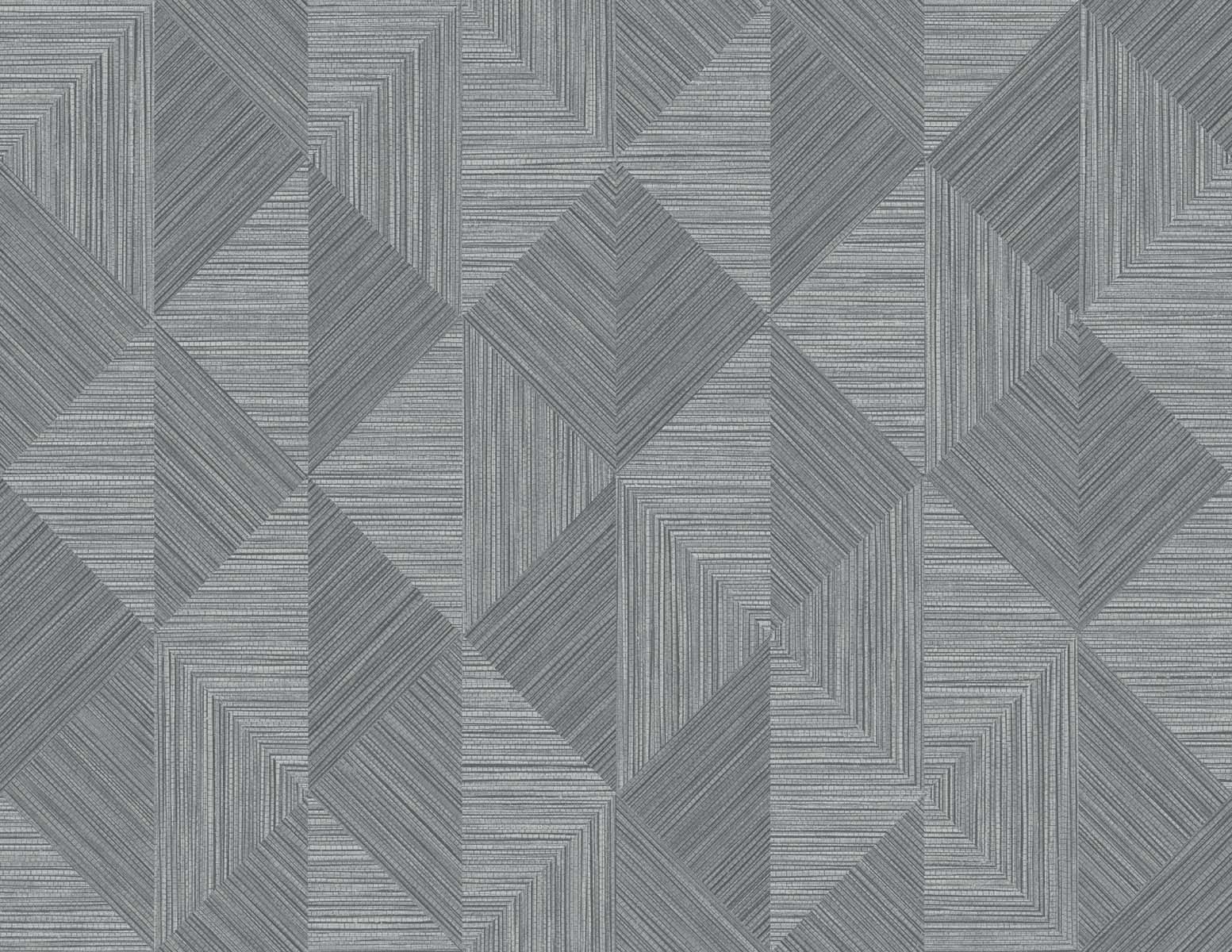 EW11700 | Diamond Inlay, Grey - Seabrook Designs Wallpaper