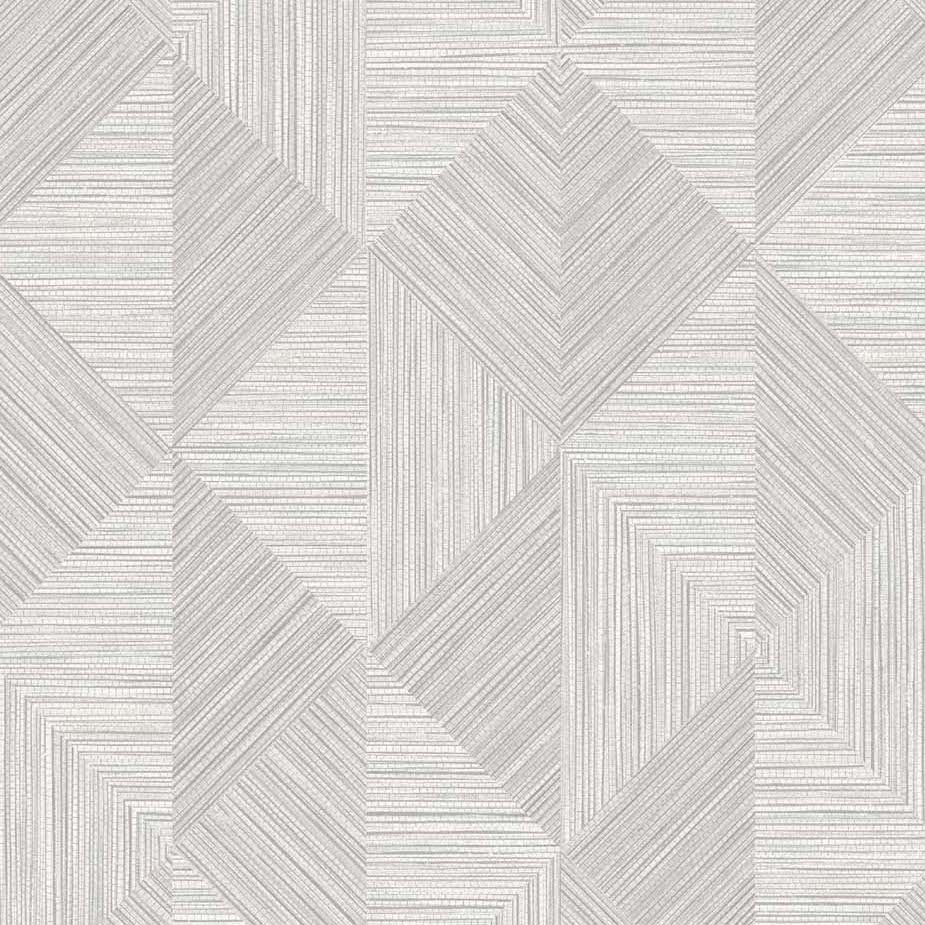 EW11708 | Diamond Inlay, Grey - Seabrook Designs Wallpaper