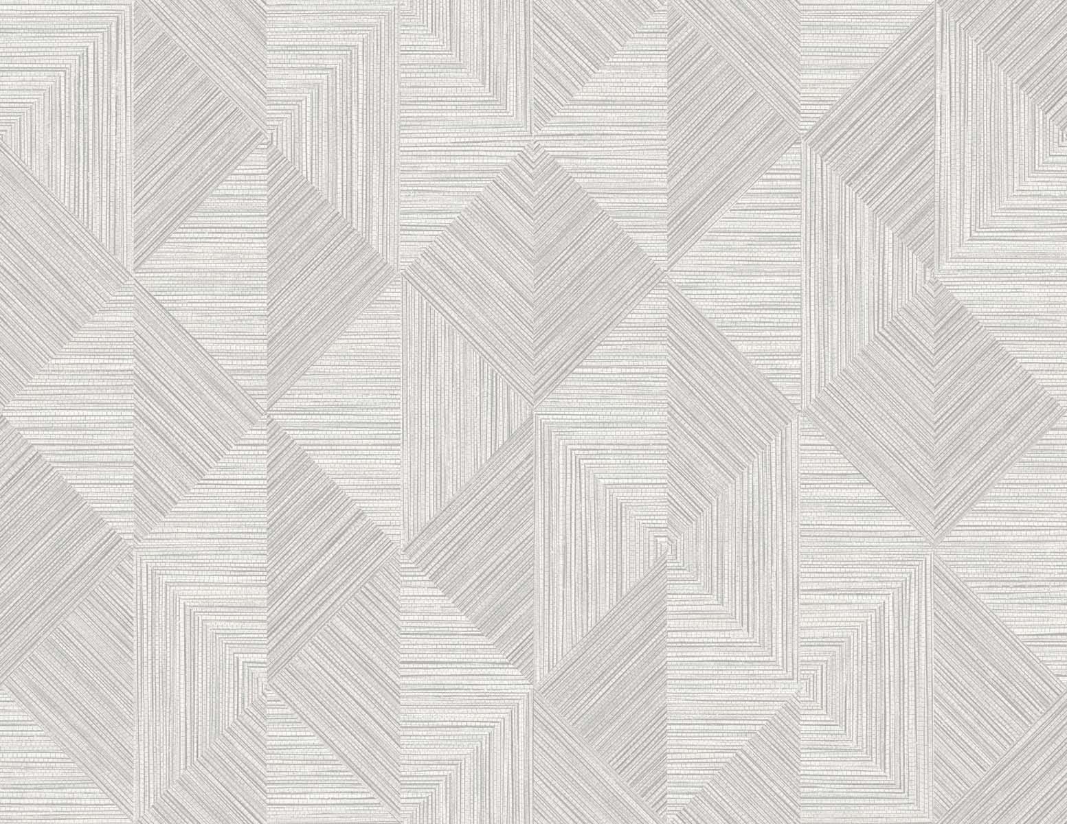 EW11708 | Diamond Inlay, Grey - Seabrook Designs Wallpaper
