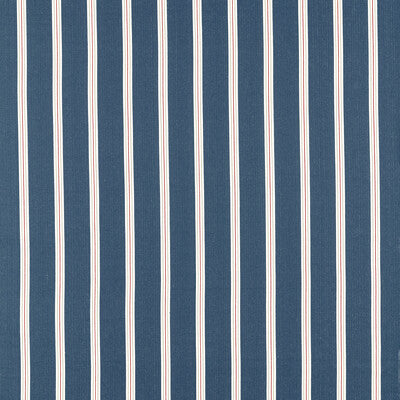 F1500-03 Knightsbridge Navy/Rouge Stripes Clarke And Clarke Fabric