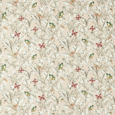 F1513-01 Acadia Blush Botanical &amp; Floral Clarke And Clarke Fabric