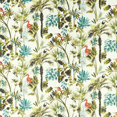 F1518-02 Palm Sky Animal/Insects Clarke And Clarke Fabric
