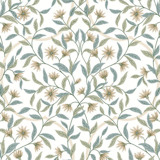 Shop GO8253 Jasmine Eucalyptus Greenhouse by York Wallpaper
