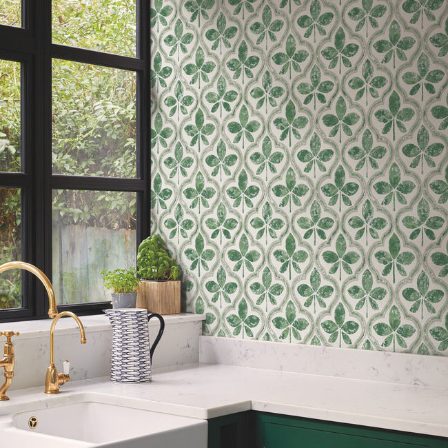 Find Go8274 Sevilla Clover Greenhouse York Wallpaper