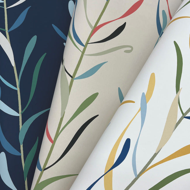 Save Go8325 Chloe Vine Ochre Greenhouse York Wallpaper