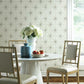 GR5943 | Grandmillennial, Evening Star Silver York Wallpaper