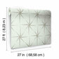GR5943 | Grandmillennial, Evening Star Silver York Wallpaper