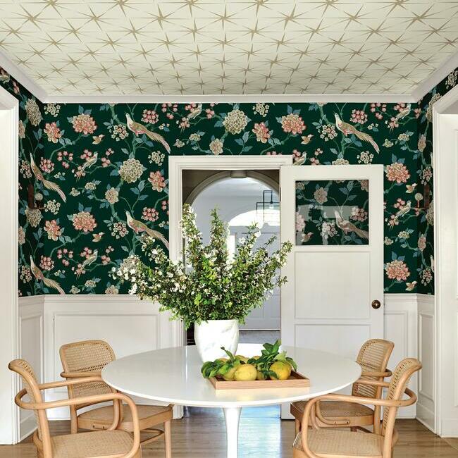 GR5944 | Grandmillennial, Evening Star Glint York Wallpaper