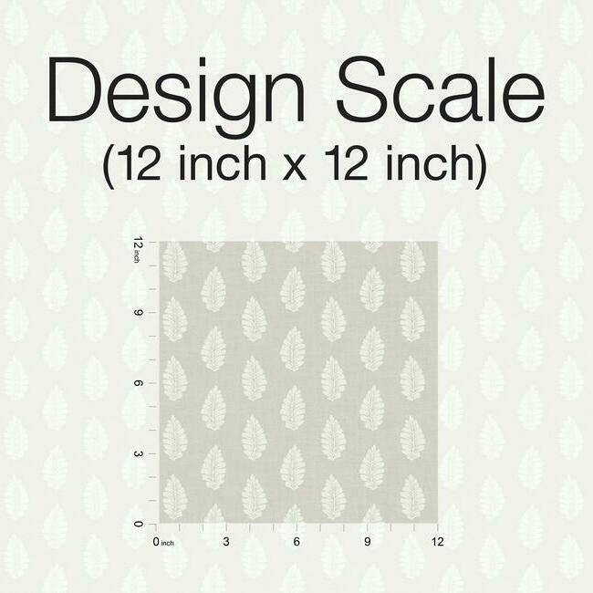 GR5962 | Grandmillennial, Leaf Pendant Gray York Wallpaper