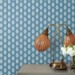 GR5963 | Grandmillennial, Leaf Pendant Blue York Wallpaper