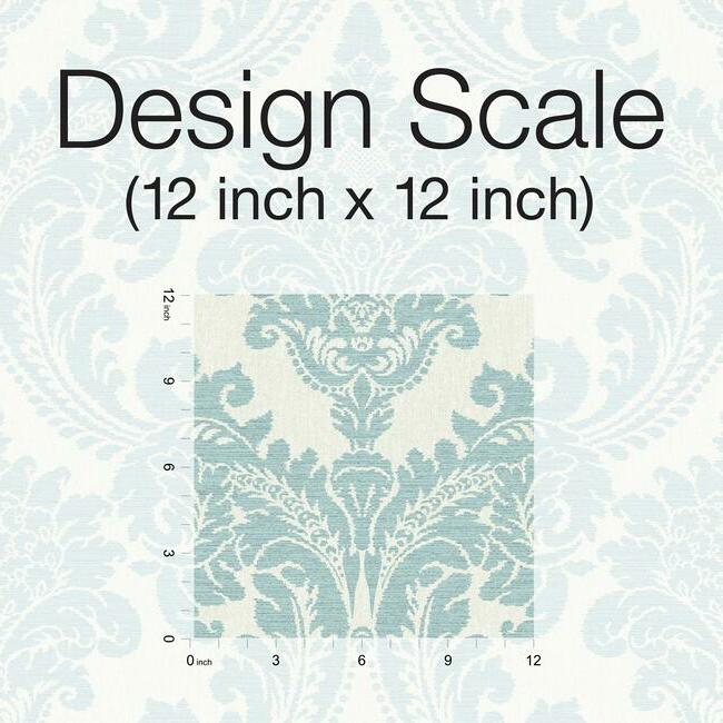 GR6025 | Grandmillennial, Tapestry Damask Teal York Wallpaper