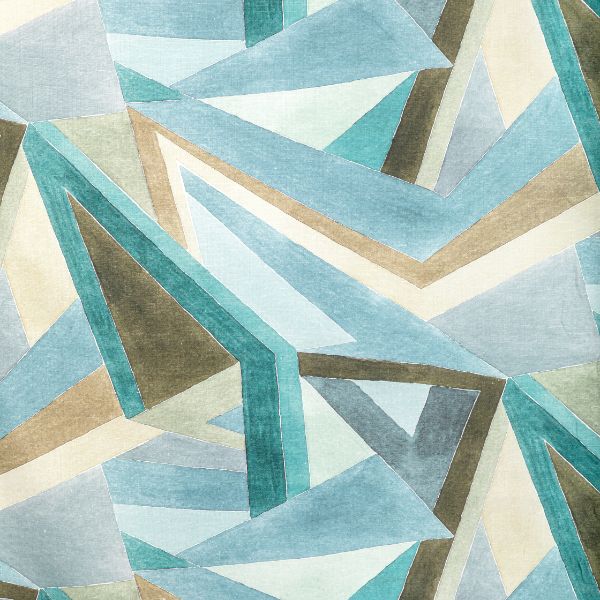 Purchase Lee Jofa Modern Fabric - Gwf-3772.635.0 Roulade Print Aqua/Dune