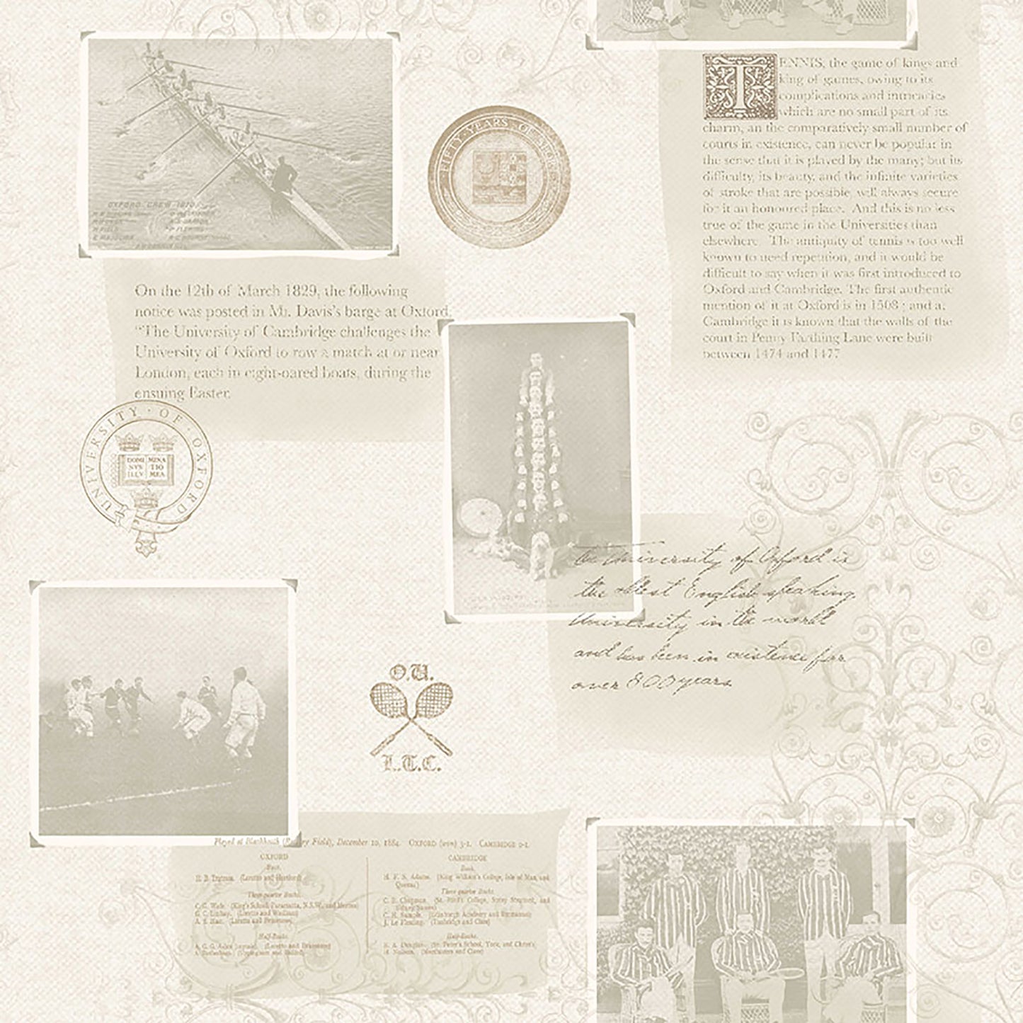 Acquire IWB00828 University of Oxford Archive Brewster Wallpaper