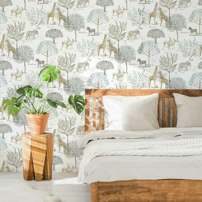 Search Ki0541 A Perfect World On The Savanna Neutral Animals Insects York Wallpaper
