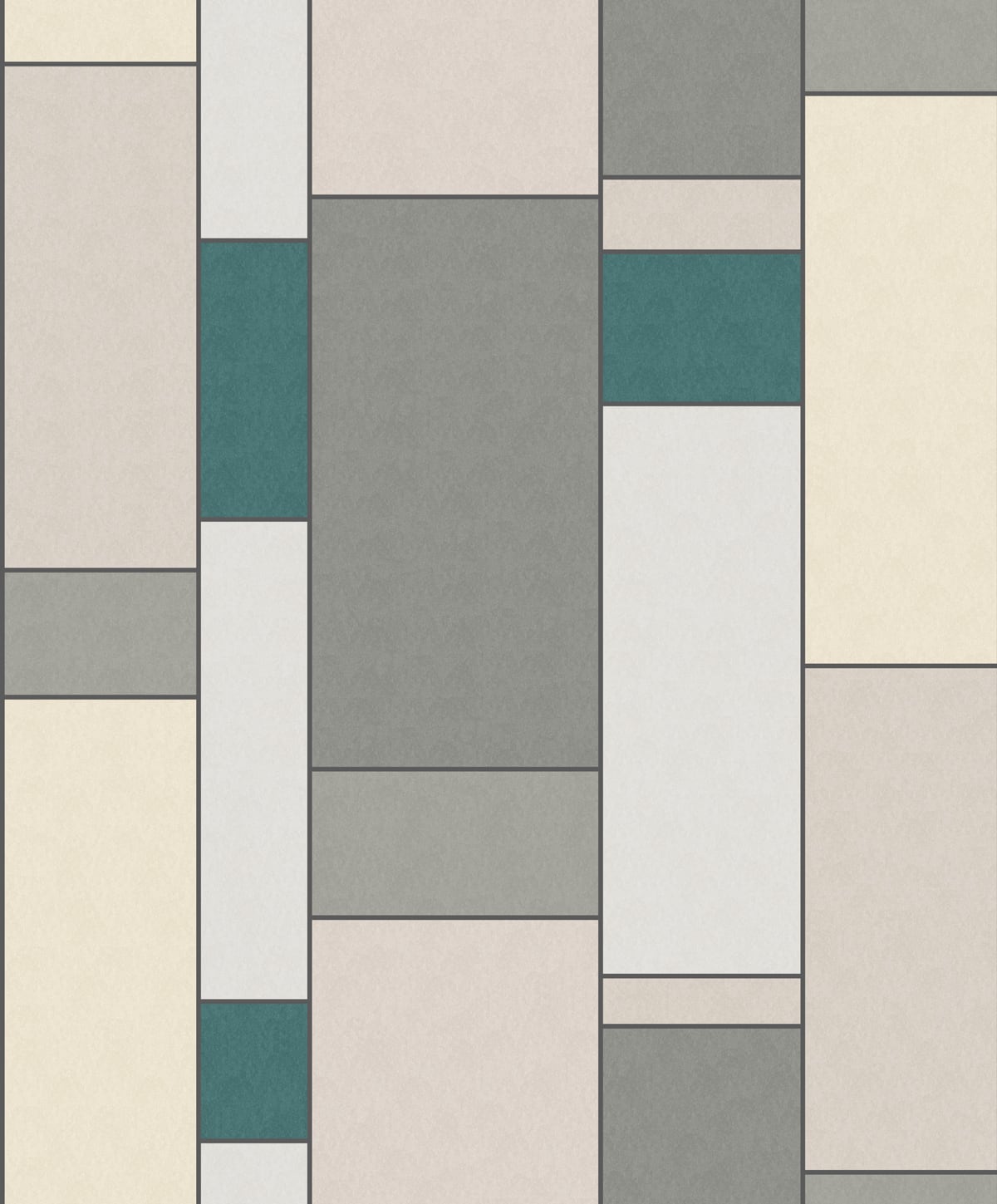 KTM1110 | De Stijl Geometric, Teal - Seabrook Designs Wallpaper