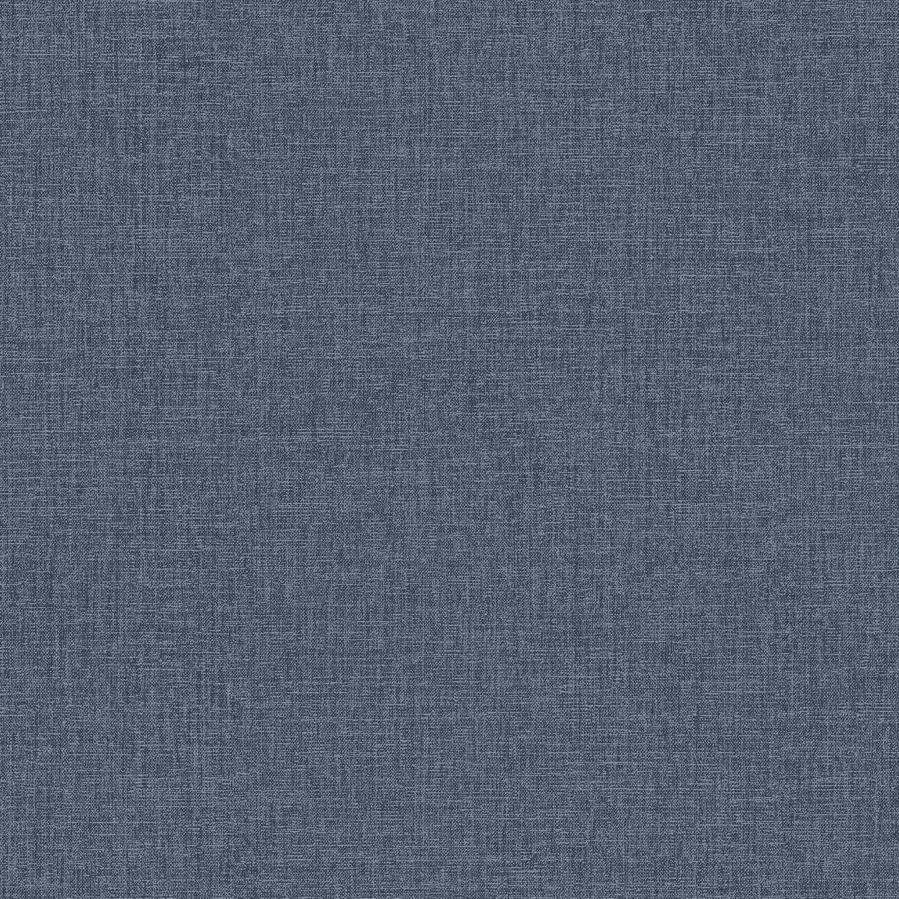 Search M1701 Archive Collection Glen Dark Blue Linen Wallpaper Dark Blue Brewster