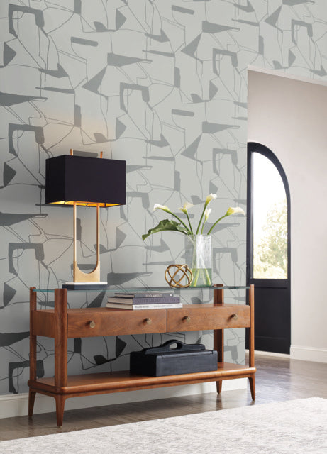 Purchase Md7111 | Modern Metals Second Edition, Abstract Geo - Antonina Vella Wallpaper