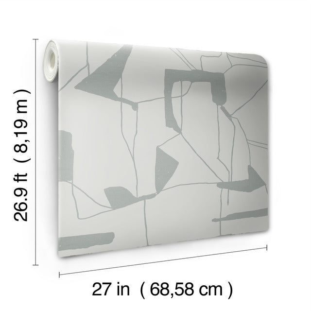 Purchase Md7111 | Modern Metals Second Edition, Abstract Geo - Antonina Vella Wallpaper