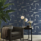 Purchase Md7112 | Modern Metals Second Edition, Abstract Geo - Antonina Vella Wallpaper