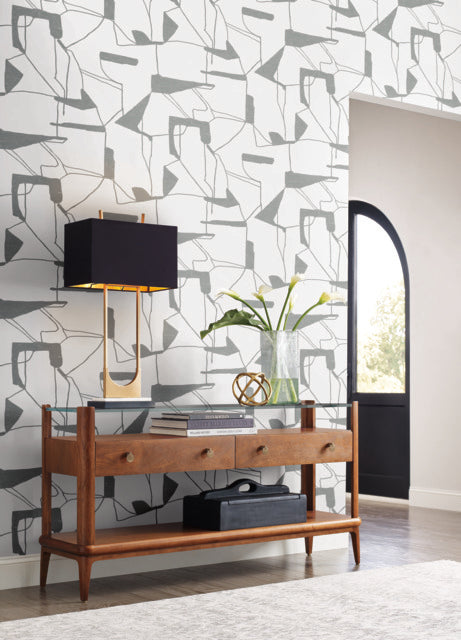 Purchase Md7114 | Modern Metals Second Edition, Abstract Geo - Antonina Vella Wallpaper