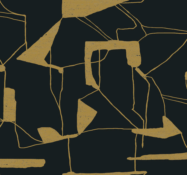 Purchase Md7115 | Modern Metals Second Edition, Abstract Geo - Antonina Vella Wallpaper