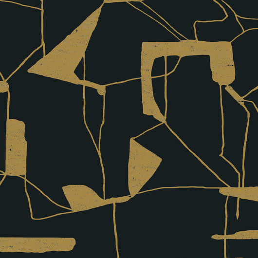 Md7115 | Modern Metals Second Edition, Abstract Geo - Antonina Vella Wallpaper