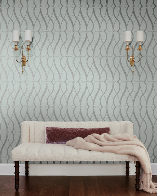 Purchase Md7172 | Modern Metals Second Edition, Graceful Geo - Antonina Vella Wallpaper