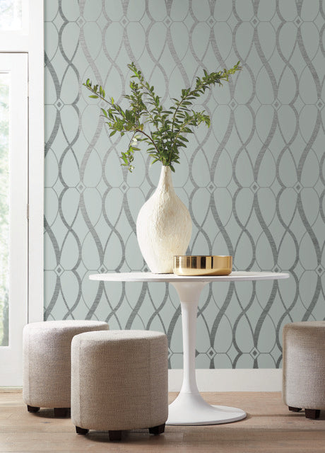 Purchase Md7172 | Modern Metals Second Edition, Graceful Geo - Antonina Vella Wallpaper