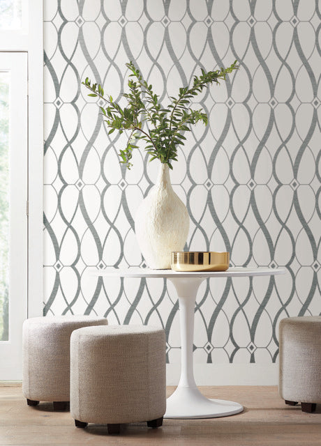 Purchase Md7173 | Modern Metals Second Edition, Graceful Geo - Antonina Vella Wallpaper