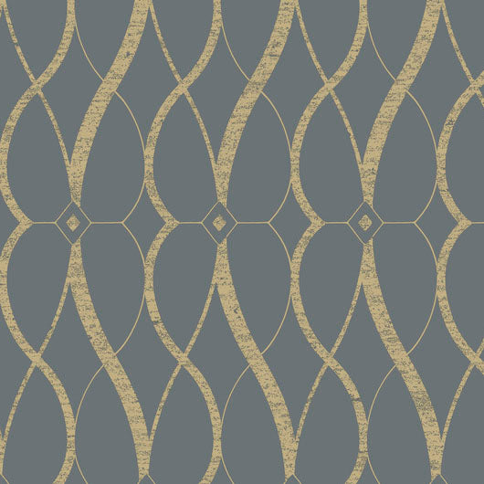 Purchase Md7176 | Modern Metals Second Edition, Graceful Geo - Antonina Vella Wallpaper