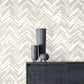 Purchase Md7222 | Modern Metals Second Edition, Polished Chevron - Antonina Vella Wallpaper