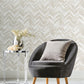 Purchase Md7222 | Modern Metals Second Edition, Polished Chevron - Antonina Vella Wallpaper