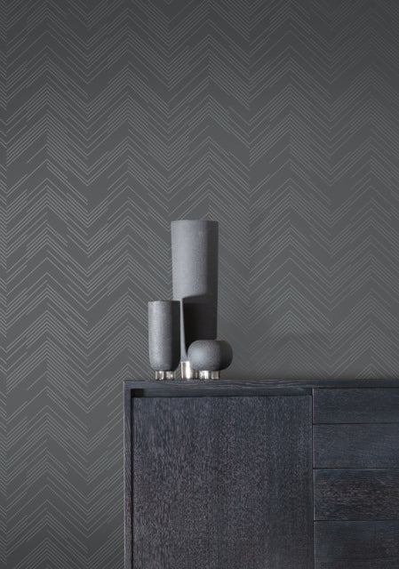 Purchase Md7226 | Modern Metals Second Edition, Polished Chevron - Antonina Vella Wallpaper