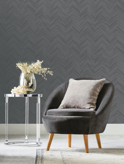 Purchase Md7226 | Modern Metals Second Edition, Polished Chevron - Antonina Vella Wallpaper