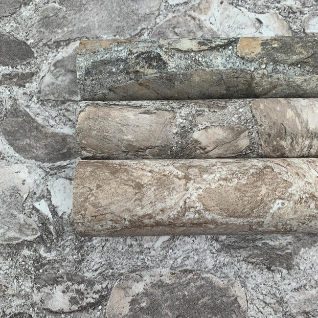Find Mn1803 Field Stone Mediterranean York Wallpaper