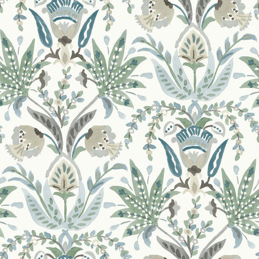 Looking MN1910 Seaside Jacobean Mediterranean by York Wallpaper